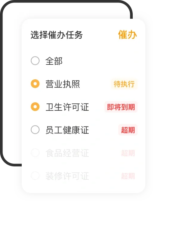 任务催办 任务催办